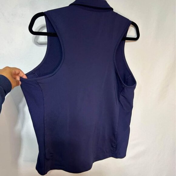 Womans golf tank top. NINE&NINE brand. Size XL. Navy blue. - Picture 6 of 7